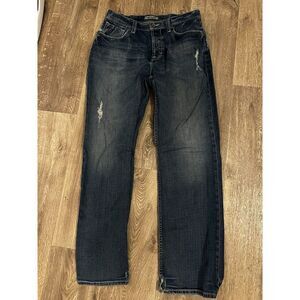 BKE Denim‎ Jeans Tyler Straight Size 32R Distressed